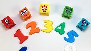 Numberblocks Learn to Count  How to Write Number Block Educational Cube for Toddlers [upl. by Ahsienad155]