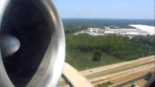 Delta Air Lines DC951  Landing Rwy 09R at Atlanta Hartsfield International ATL USA [upl. by Nauqes280]