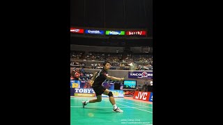 Taufik Hidayat  Backhand Smash [upl. by Alliehs]