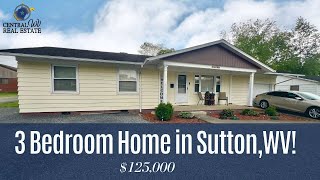 3 Bedroom Home in the Town of Sutton WV Fenced in yard amp attached Garage [upl. by Rao]