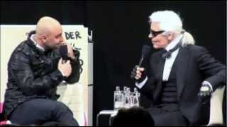 Interview Karl Lagerfeld Das menschgewordene Marketing [upl. by Arnulfo]