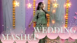 SalaamEIshq x VilayatiSharaab x IskiUski wedding dance  Mashup song  Megha bhatt [upl. by Noseaj]