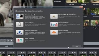 MAGIX Movie Edit Pro 2016 –Export tutorial INT [upl. by Emlen]