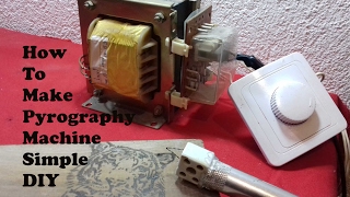 How to make pyrography machine simple DIY [upl. by Enyaz200]