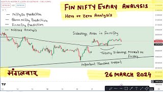 Bank Nifty Tomorrow Prediction For 26 March 2024  FinNifty EXPIRY Analysis  Nifty 50 Analysis [upl. by Nitram]