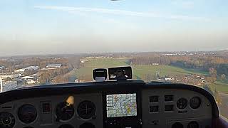 Landung Flugplatz GrefrathNiershorst Piste 07 [upl. by Assiluj]