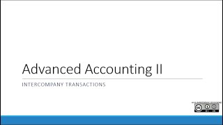 Intercompany Eliminations Revenue and Expenses  Topic 1  Consolidations Intercompany Transactions [upl. by Nyraf]