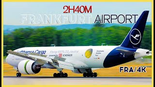 2h40m Frankfurt Plane Spotting Amazing Closeup  4K [upl. by Winslow]