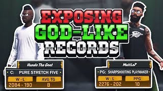 I EXPOSED GODLIKE RECORDS ON NBA 2K18 [upl. by Enileuqkcaj]