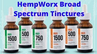 HempWorx Broad Spectrum Tinctures  FULL SPECTRUM CBD OIL  My Daily Choice Hempworx [upl. by Ihculo]