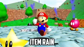 ⭐ Super Mario 64 PC Port  Item Rain v11 [upl. by Aronow]