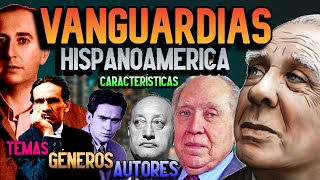 VANGUARDISMO en HISPANOAMÉRICA Historia géneros características autores y obras [upl. by Ploss]