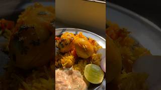 Ekdum easy aur simple sa Anda Biryani for a lazy weekend lunch shorts youtubeshorts [upl. by Rehpotsirk475]