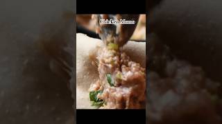 Chicken Momo food viral foodvlog recipe [upl. by Yrrol]