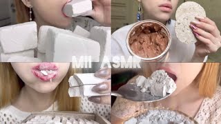 Chalk eating ASMR edit of SweetChalk videos chalk edit relaxing sound crunchy ASMR [upl. by Learrsi]