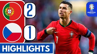 Portugal vs Czech Republic 21  All Goals amp Highlights  Euro 2024 [upl. by Chev908]