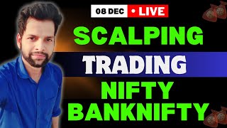 08 DECEMBER LIVE TRADING  Sensex Hero Zero Setup💰  LIVE INTRADAY TRADING  NIFTY BANKNIFTY OPTIONS [upl. by Ronny]