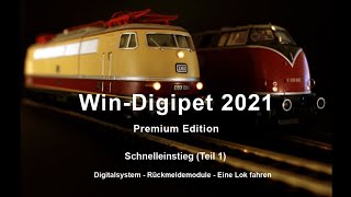 WinDigipet Schnelleinstieg 2021 Teil1 für Beginner [upl. by Notgnillew34]