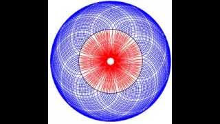 An epicycloid and hypocycloid with an irrational ratio of radii [upl. by Barden]