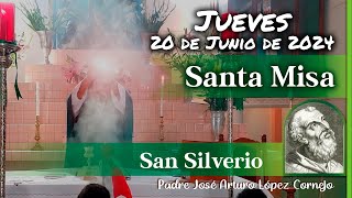 ✅ MISA DE HOY jueves 20 de Junio 2024  Padre Arturo Cornejo [upl. by Kedezihclem570]