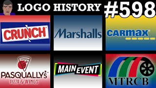 LOGO HISTORY 598  Crunch CarMax Marshalls Pasquallys Pizza amp Wings amp More [upl. by Ymmat]