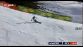 Slalom Wengen 2014  Luca Aerni  Run 2 [upl. by Notnilc511]