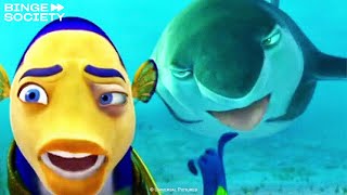 Shark Tale 2004 Lenny Helps Oscar Escape [upl. by Scevor44]