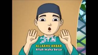 Latihan Shalat 4 Rakaat Zhuhur Ashar dan Isya  Bacaan amp Gerakan  Audio Visual [upl. by Demah478]