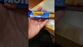 Powerbar protein plus chocolate peanut butter flavor [upl. by Danae80]