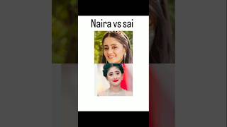 Naira vs sai with bulleya song 😇shortsvideo yt viralvideo song trendingshorts comparison [upl. by Nabi]