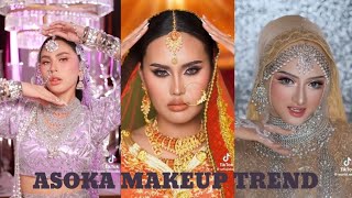 ASOKA BRIDAL MAKEUP TREND  TIKTOK COMPILATION [upl. by Garneau644]