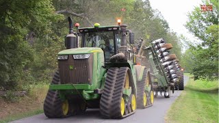 Big Tractors on the Move in Fall Tillage [upl. by Luapnhoj]