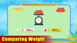 G2  Module 5  Exercise 2  Comparing Weight  Appu Series  Grade 2 Math Learning [upl. by Niliac519]