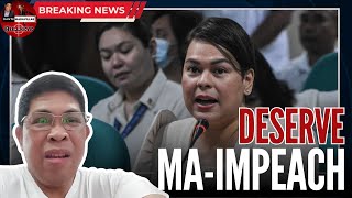 DESERVE BA NI INDAY MAIMPEACH CONFIDENTIAL FUND HAHALUKAYIN NA [upl. by Deana]