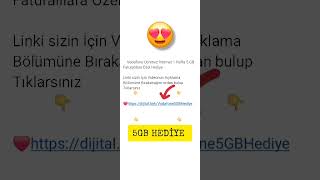 Vodafone bedava internet 2024 5GB Ücretsiz İnternet 🎉❤️ [upl. by Radie]