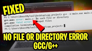 How to Fix Error GCCG No Such File or Directory  EASY SOLUTION Updated 2024 [upl. by Ahar]