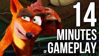 14 Minutes of NEW Crash Bandicoot N Sane Trilogy GAMEPLAY no commentary [upl. by Ordnajela]