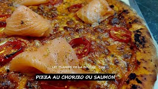 Pizzas au chorizo ou au saumon [upl. by Anisamot]