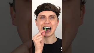 Green Candy vs Face Mask ASMR [upl. by Swartz]