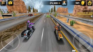 Turbo Racer Bike Racing  3D Traffic Motor Racing Games  Android Gameplay FHD [upl. by Htebesile]