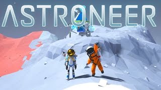 Astroneer  Ep 12  Race to the Moon  Lets Play Astroneer Multiplayer Gameplay [upl. by Halimaj377]