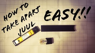 How to take apart juul Easy [upl. by Dearden907]