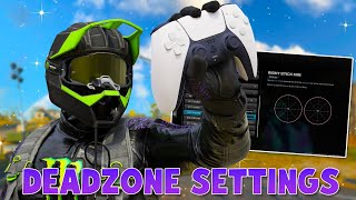 The BEST DEADZONE Settings for BETTER AIM PS4PS5XBOXPC Warzone 3 [upl. by Eendys803]