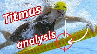 Titmus  Efficient Speed in Freestyle analysis [upl. by Anasor]