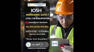 IOSH Managing Safely Course in Chennai  IOSH [upl. by Nosredneh]