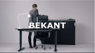 BEKANT Ergonomic desk [upl. by Keely29]