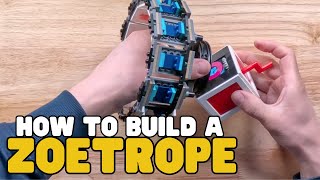 How to Build a Zoetrope with LEGO [upl. by Enilauqcaj]