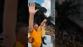 BOLSONARO Emocionante Av Paulista Lotada [upl. by Fairlie343]