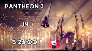 Hollow Knight  Pantheon 3 in 32600 New World Record [upl. by Nosnor980]