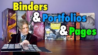 A Review of Dragon Shield Codex Binders Portfolios Pages for Magic The Gathering Pokemon and More [upl. by Diana]